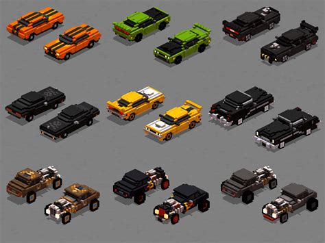 This pack contains voxel vehicles from many countries. Every vehicles is just a deco, and it's not drivable. The pack contains: USA Kenworth. Kenworth K100. Kenworth K100 Aerodyne. Kenworth K100 Dump truck . Freightliner. Freightliner FLT. Freightliner Argosy 1st Gen. Freightliner Argosy 2nd Gen . Marmon. Marmon 110P . Chevy Trucks. Chevy Bison ...